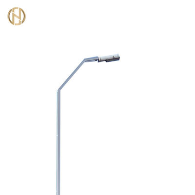 Hot Dip Galvanized Q235B Street Light Pole dengan Warna yang Dapat Dikustomisasi