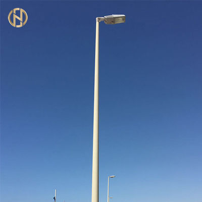 10m Lampu Jalan Modern Yang Dapat Diandalkan Dual / Single Arm Bersertifikat ISO 9001