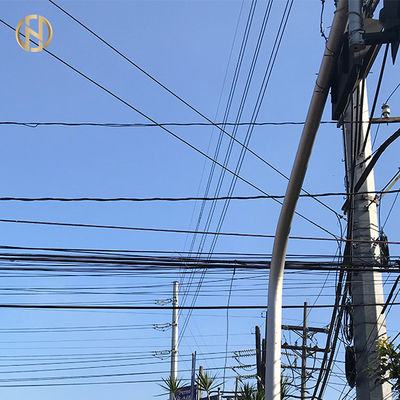 Tiang Baja Listrik Telekomunikasi SS400 Disesuaikan