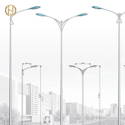 Tiang Lampu Jalan Single Arm IP65 Galvanis 12M