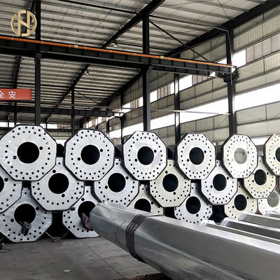 Tiang Baja Galvanis 11.5M Tegangan Rendah Q420B Materia