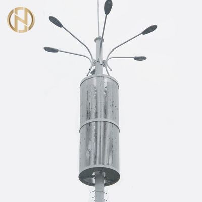 20 Sisi Bentuk Pos Telekomunikasi Dengan Batang Penerangan 35M 40M Umur Panjang