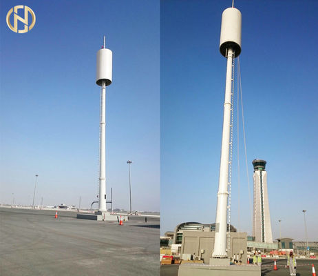 Menara Komunikasi Monopole Poligon Logam 105 FT