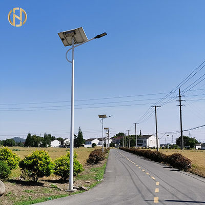 3-12M Bentuk Segi Delapan Lampu Jalan Q345B Lengan Ganda Daya Tahan Tinggi