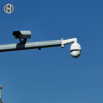 Tiang Kamera CCTV Baja Tipe L 1m - 30m Panjang Umur Lengan Panjang