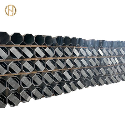 Tiang Transmisi Baja Tubular Galvanis 12M 40ft 800daN 8KN ASTM 572 Gr65