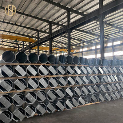 12M Galvanis Tubular Steel Post Class 7 1340daN Safety Factor 2.0