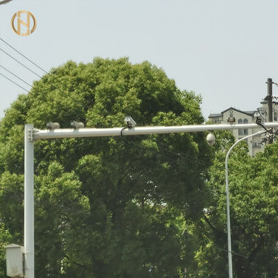 Sinyal Lalu Lintas Tipe Straight Post 3M 6M High Durability Untuk Cross Road