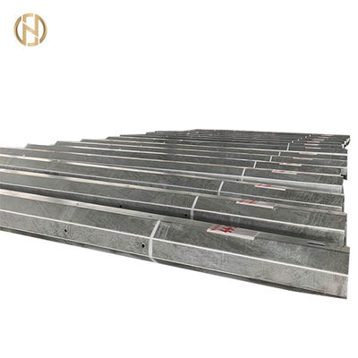 Tiang Utilitas Baja Listrik Dodecagon Hot Dip Galvanis 32m 110FT