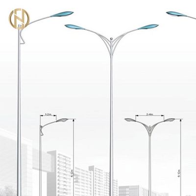 Tiang Segi Delapan Lampu Jalan Galvanis 30M Q345B AWS D1.1 Welding