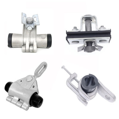 Kabel Fiber ADSS Suspension Clamp Optic Aluminium Alloy Cable