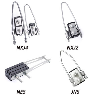 Dua Inti Berkelompok Strain Clamp Clustered Insulated Tension Collecting Anchor