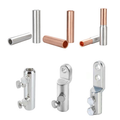 Kabel Terminal Baut Menghubungkan Tube Lug Aluminium Alloy