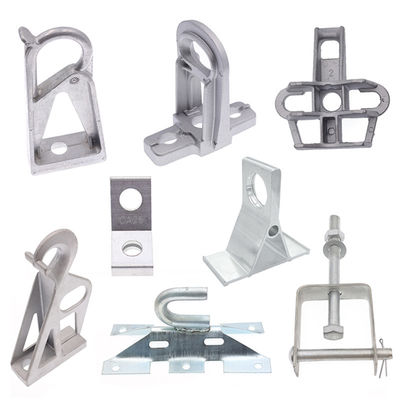 Steel Iron Anchoring Universal Pole Bracket Optical Aluminium Alloy Mounting