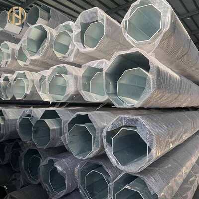 Beli Tiang Utilitas Logam Teleskopik Tiang Transmisi Listrik Tabung Baja untuk Proyek Daya Listrik Luar Ruangan online manufacture