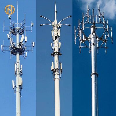 Beli Q355 Galvanized Steel Monopole Telecommunication Tower (15m-45m) online manufacture