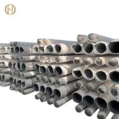 Beli Tiang Baja Swaged Galvanis Hot Dip 9m 12m, Tiang Utilitas Transmisi Distribusi Tenaga Listrik Bulat Q235 Q345 online manufacture