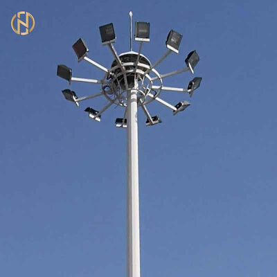 Beli FUTAO Sumber Pabrik Galvanized 20m 30m Tinggi tiang tiang dengan Sistem Motorized Lift Multi-head LED Lampu untuk Stadion Sepak Bola Tenis Ekspor Global online manufacture