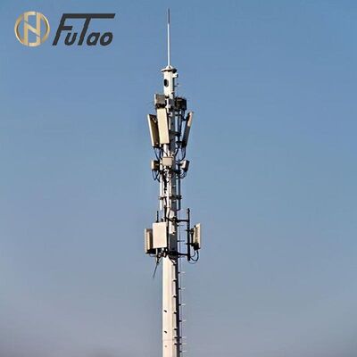 membeli Menara Seluler Bergerak Galvanis Celup Panas 25m 30m 40m | Menara Komunikasi Baja untuk Antena Nirkabel 5G online manufacture