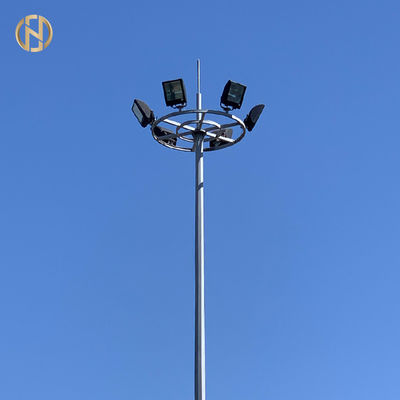 Beli Menara Pencahayaan jenis tiang tinggi tetap untuk menerangi 25M 30M 35M disesuaikan online manufacture