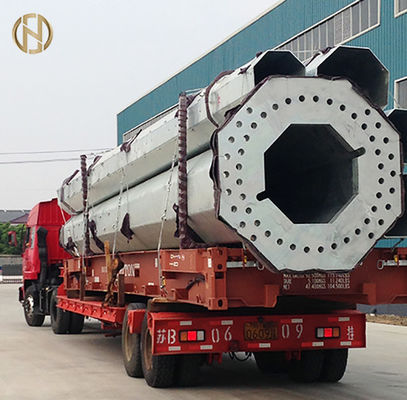 Beli High quality galvanized telecom poles 2025 online manufacture