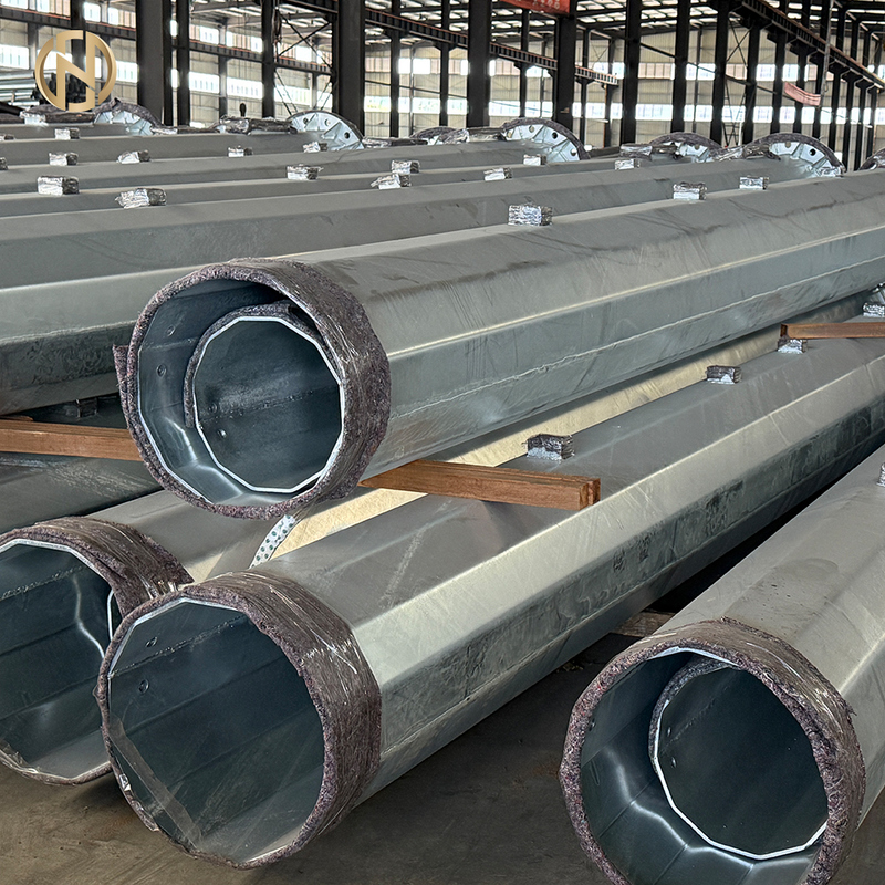 15m sampai 50m Adjustable High Pole Light Stadium High Mast Light Pole Hot Selling Galvanized High Mast Lighting Steel Pole