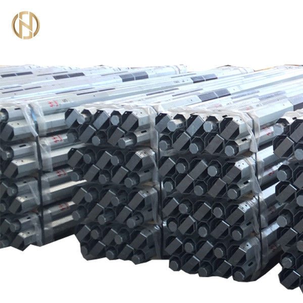 Tiang Baja Tubular 9M 30FT 200daN 2KN GR50 Tiang Baja Oktagonal