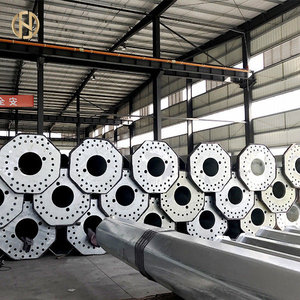 Tiang Baja Galvanis 11.5M Tegangan Rendah Q420B Materia