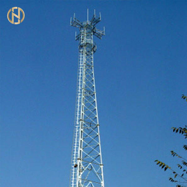 Tiang Daya Galvanis 230KV 45m Untuk Menara Tranmisson / Menara Monopole