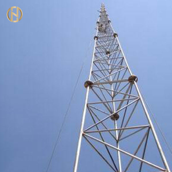 Tiang Daya Galvanis 230KV 45m Untuk Menara Tranmisson / Menara Monopole