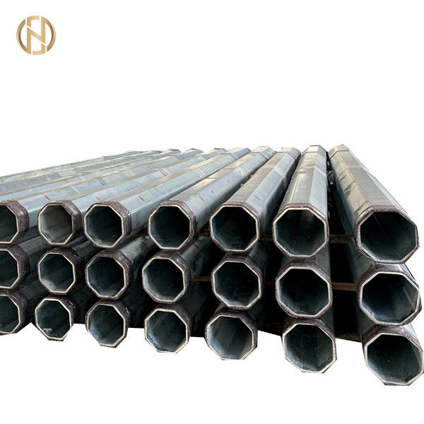 Tiang Utilitas Baja Galvanis Hot Dip 35FT 40FT 10.5m 12m Untuk Distribusi Daya