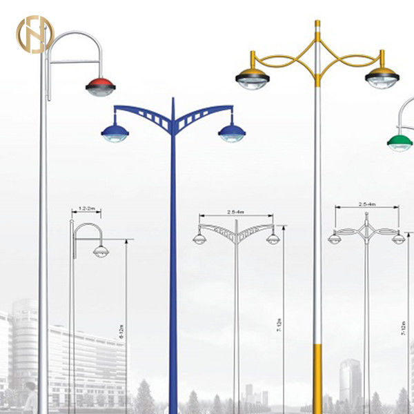 Lampu Jalan Luar Ruang Custom Made AWS D 1.1 Pengelasan Umur Panjang