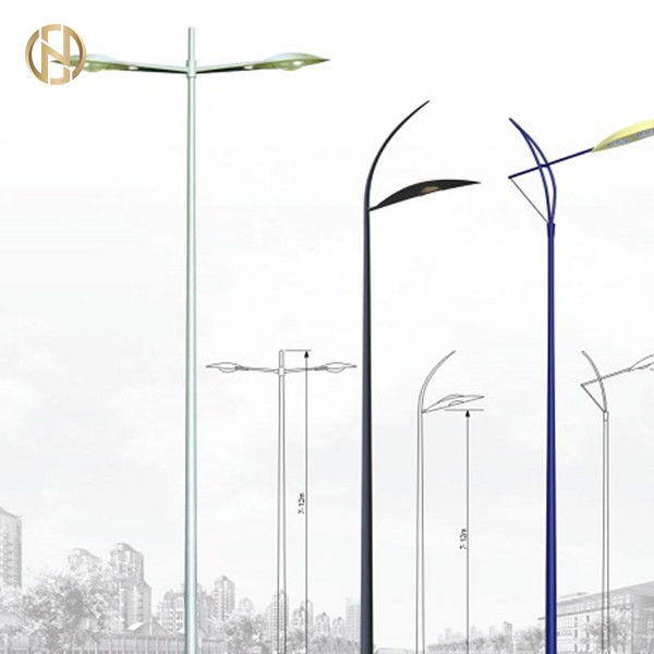Tiang Lampu Jalan Segi Delapan Ketebalan 3-10mm