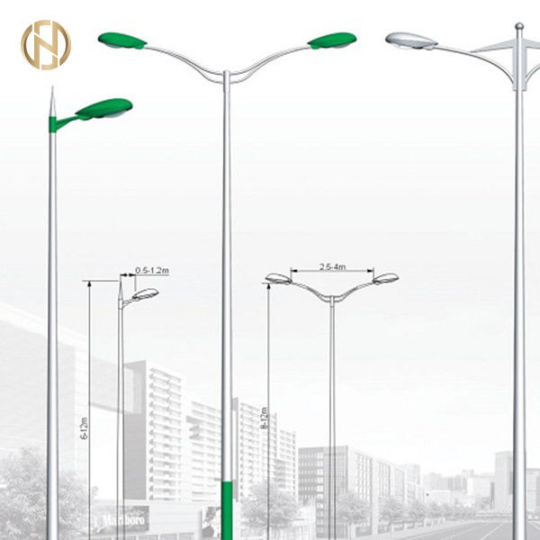 Hot-Sale Galvanis Dekoratif Tiang Lampu Jalan Luar Tiang Tinggi