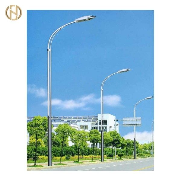 Disesuaikan 3m 6m 8m 12m Hot Dip Galvanized Octagonal Street Light Pole