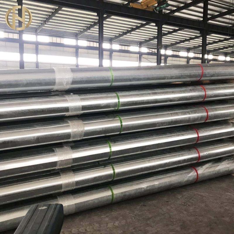 Tiang Listrik Tebal 4mm Tinggi 10.5m Tiang Listrik Logam