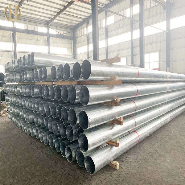 Tiang Listrik Tebal 4mm Tinggi 10.5m Tiang Listrik Logam