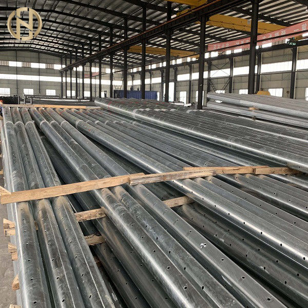 Tiang Listrik Warna Seng 12.2M 1700daN Tiang Listrik Baja