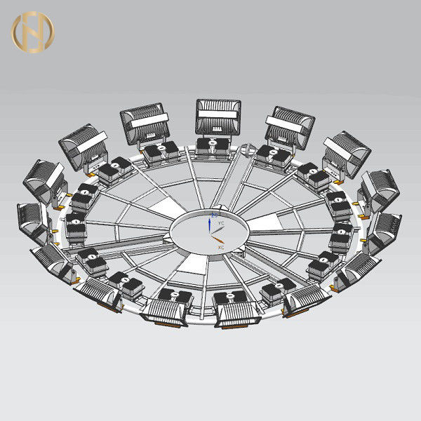 Tiang Lampu Tiang Tinggi 20M 25M 30M Hot Dip Galvanis