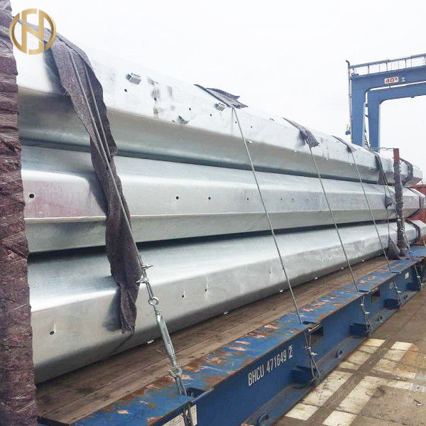 35M 45M Fixed Single Face Illuminated High Mast Light Pole
