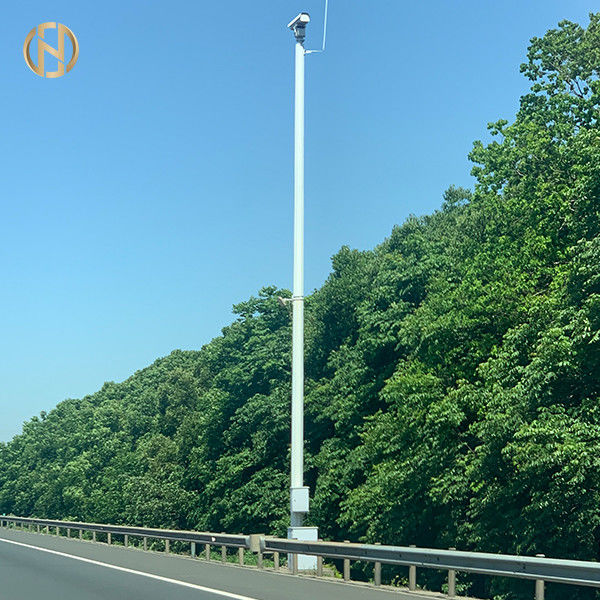 Tiang Kamera CCTV Berkualitas Tinggi Tiang Kamera Pengawasan Oktagonal
