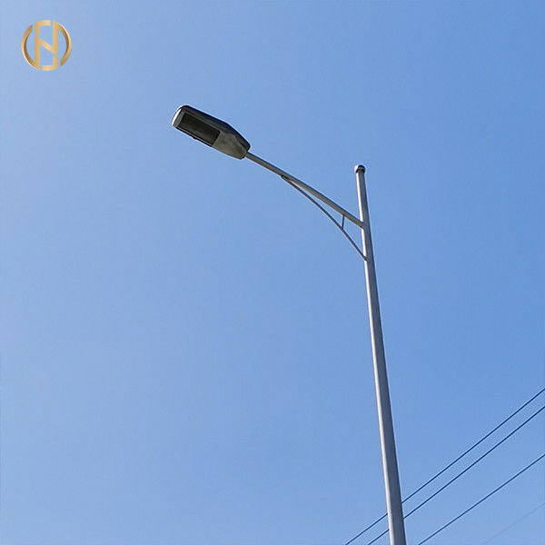 Tiang Lampu Jalan Lengan Ganda Q345B Q235B Baja 12M