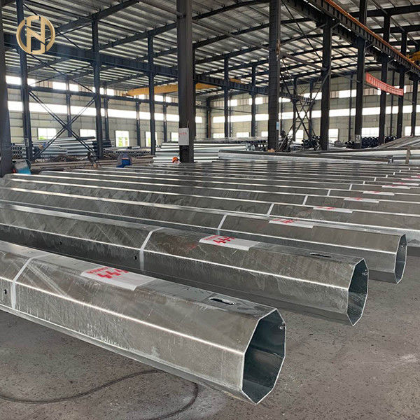 12M Galvanis Tubular Steel Post Class 7 1340daN Safety Factor 2.0