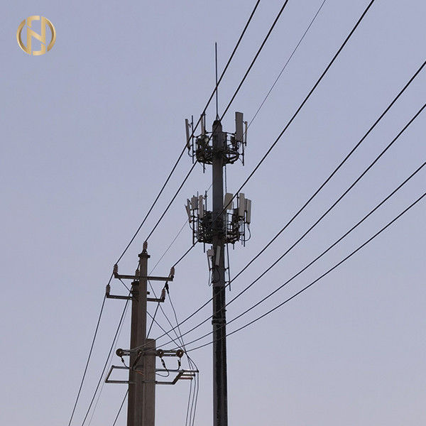 20 Sisi 30M 36M 40M Tiang Telekomunikasi Untuk Internet