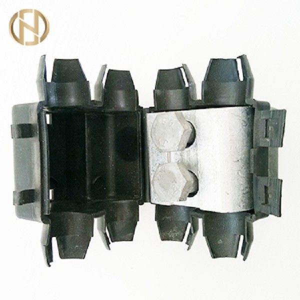 Terisolasi Aluminium Cabang Earthing Clamp / Ground Clamp J10BD-50-240 ke J10DL-50-300 aksesoris tiang