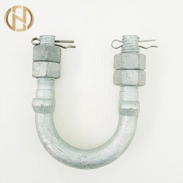 Aksesoris Tiang Warna Perak Baut Tipe U Untuk Tower Fasteners Tower Fittings