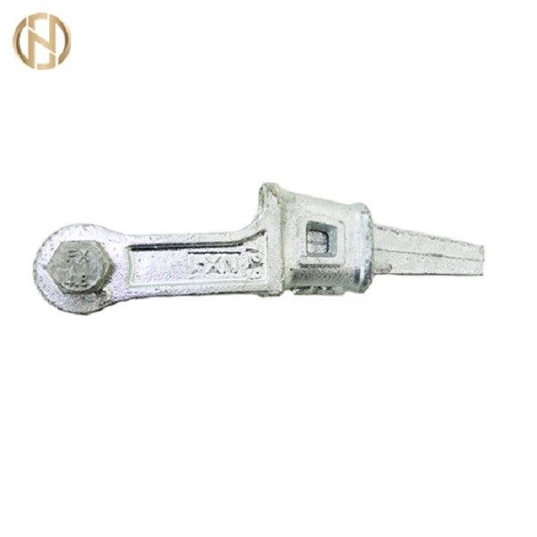 Wedge Type Guy Wire Clamp Untuk Pemasangan Helai Kawat Besi Galvanis