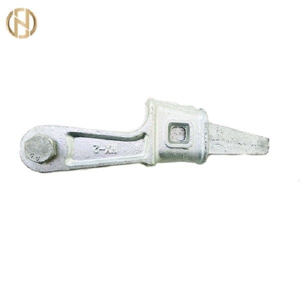Wedge Type Guy Wire Clamp Untuk Pemasangan Helai Kawat Besi Galvanis