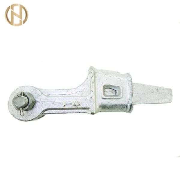 Wedge Type Guy Wire Clamp Untuk Pemasangan Helai Kawat Besi Galvanis