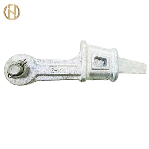 Wedge Type Guy Wire Clamp Untuk Pemasangan Helai Kawat Besi Galvanis